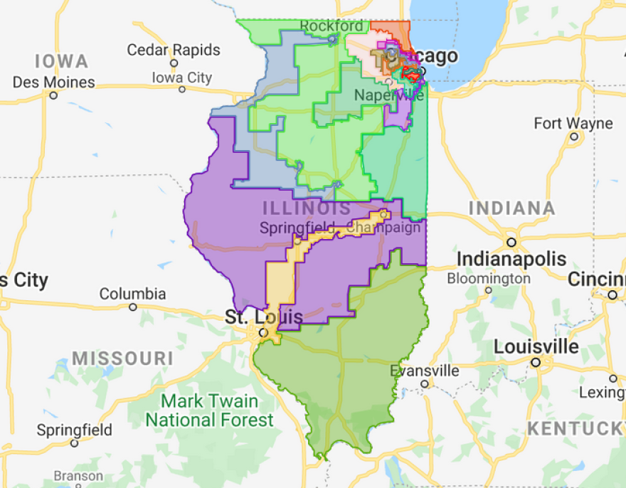  Democrats introduced the final congressional map that passed the General Assembly after 7 p.m. Thursday, giving it final approval in the early hours of Friday morning.