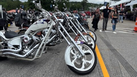 Bikes at Laconia Motorcycle Week 2025