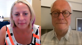 Michelle Sperzel &amp; Dick Batchelor. Photo: Matthew Peddie, WMFE  / Zoom