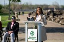 U.S. Representative Shontel Brown (D-Cleveland) presents Cleveland Metroparks with nearly $1.1 million on Thursday, May 7th, 2026 to support its Early Action Project an initial phase of the Cleveland Harbor Eastern Embayment Resilience Strategy.