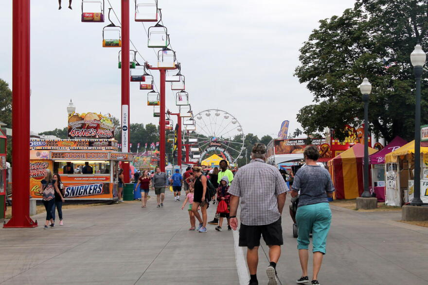 The Indiana State Fair draws around 900,000 people annually.