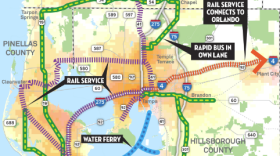 The survey from regional transportation planners present residents with three different future scenarios, including a mass-transit-heavy scenario like this one.