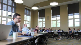 Wes Bonifay, an educational psychology professor at the University of Missouri, attends the kickoff conference for the National Center for Rural School Mental Health.
