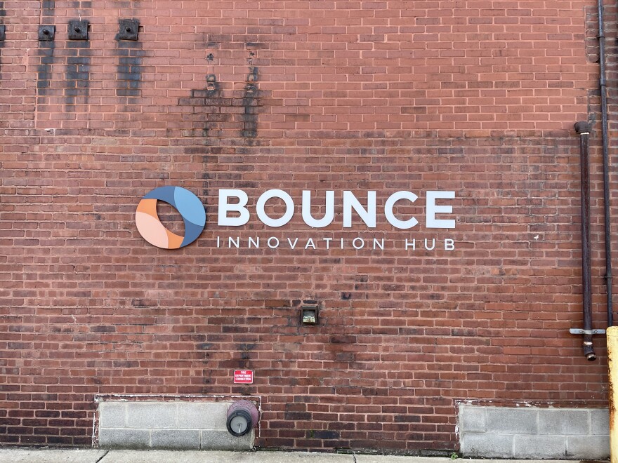 Bounce Innovation Hub sign