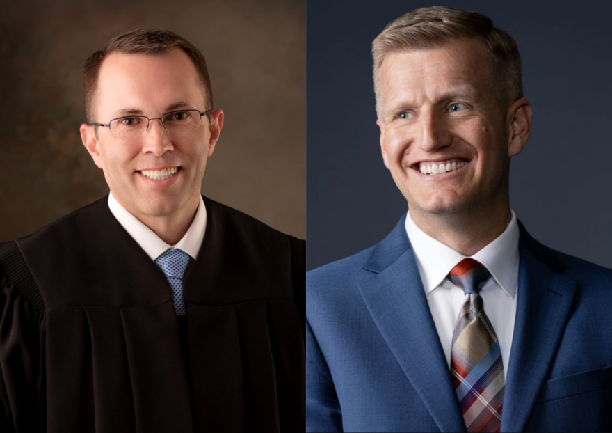 Utah Gov. Spencer Cox appointed Judge Matthew L. Bell (Left) and Michael R. Menssen to serve on the state's highest court in Aug. 2026.