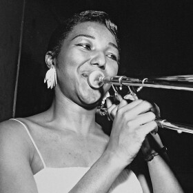 Publicity still portrait of American jazz trombonist Melba Liston, 1947. (Photo by John Kisch Archive/Getty Images)