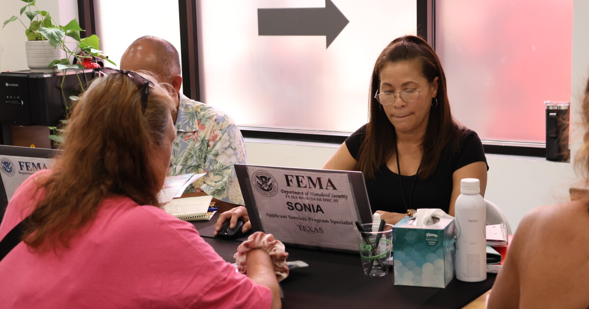 FEMA and American Red Cross staff will be at the resource center to help victims of the Maui wildfires