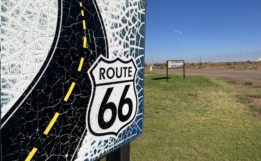 Winslow's welcome sign greets travelers.