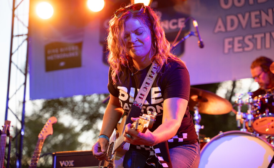 Khrys Blank performs at the Wagner Subaru Outdoor Experience on October 3, 2026.