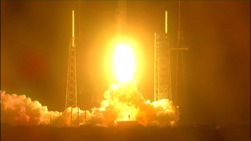 NASA’s Plankton, Aerosol, Climate, ocean Ecosystem (PACE) satellite launched aboard a SpaceX Falcon 9 rocket at 1:33 a.m. EST, Feb. 8, 2024, from Space Launch Complex 40 at Cape Canaveral Space Force Station in Florida. From its orbit hundreds of miles above Earth, PACE will study microscopic life in the oceans and microscopic particles in the atmosphere to investigate key mysteries of our planet’s interconnected systems.