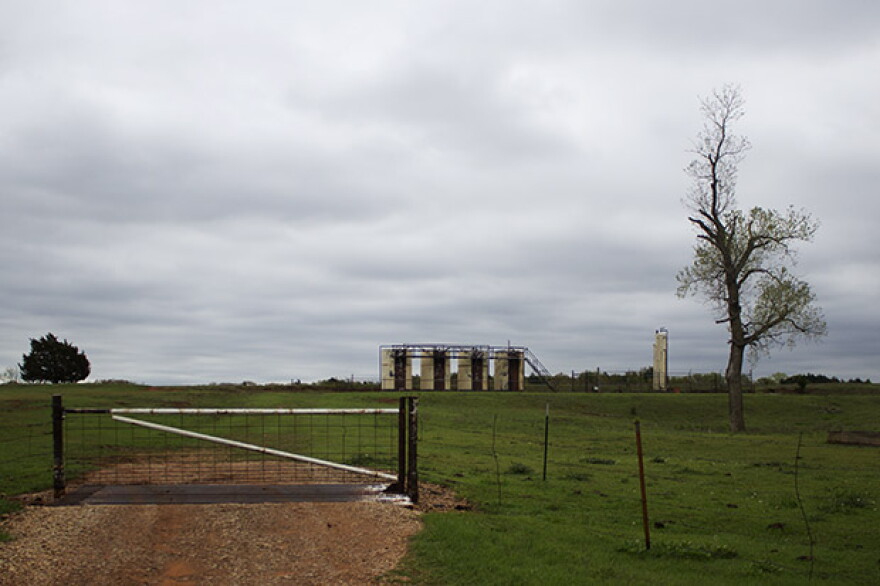An oil and gas operation in Logan County, Okla., in 2015.