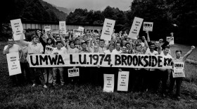 Eastern Kentucky celebrate after successfully striking to join the United Mine Workers of America in 1974. Their fight was documented in Barbara Kopple's Academy Award-winning "Harlan County USA," which premiered 50 years ago Thursday.
