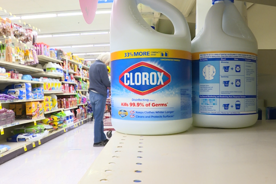 The CDC reports 45,500 exposures to cleaning products and disinfectants in 2020 so far.