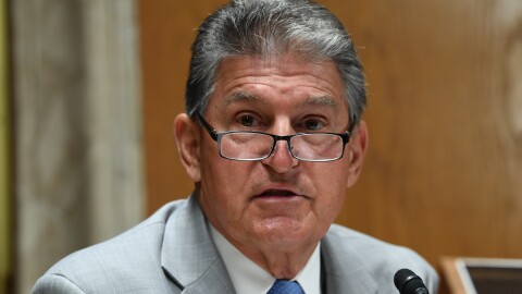 Sen. Joe Manchin, D-W.Va., helped craft the bipartisan proposal.