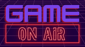 Game On Air text, stylized as a video game screen. It says "Press Start Button" with copyright Classical 90.5 FM and a start button