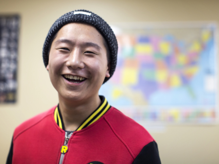 Jesse Chou is a senior at Arroyo Pacific Academy in Arcadia. Chou says in China, he would stay at school until 10 at night prepping for the national college-entrance exam.