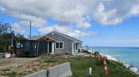157 Brownell Road in Eastham is in the process of being demolished.