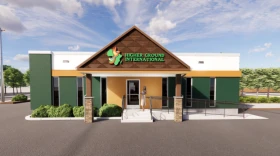 Higher Ground International is opening its new headquarters on Monday.