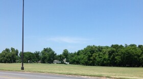 Part of the space where the Gathering Place will be