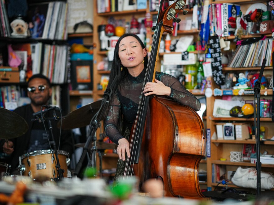 Linda May Han Oh performs a Tiny Desk concert.