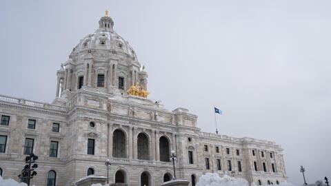 The Minnesota State Capitol on the first week of the legislative session, Feb. 19, 2026.