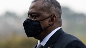 Lloyd Austin, U.S. secretary of defense, visits the National Cemetery in Seoul, South Korea, on Thursday. On his Asia tour, the defense chief made an unannounced visit to Afghanistan on Sunday.