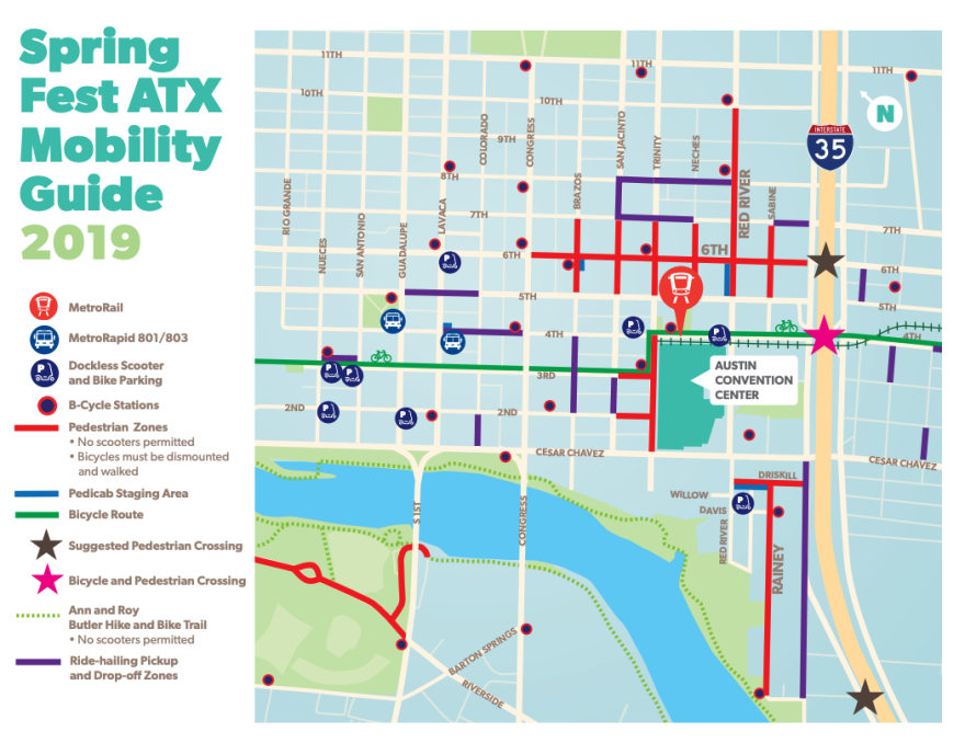 Your South by Southwest 2019 transportation guide from the City of Austin.