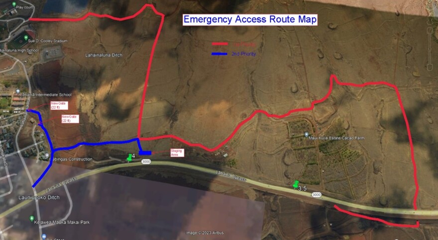 Top education officials say they will include the emergency route into their evacuation plans.