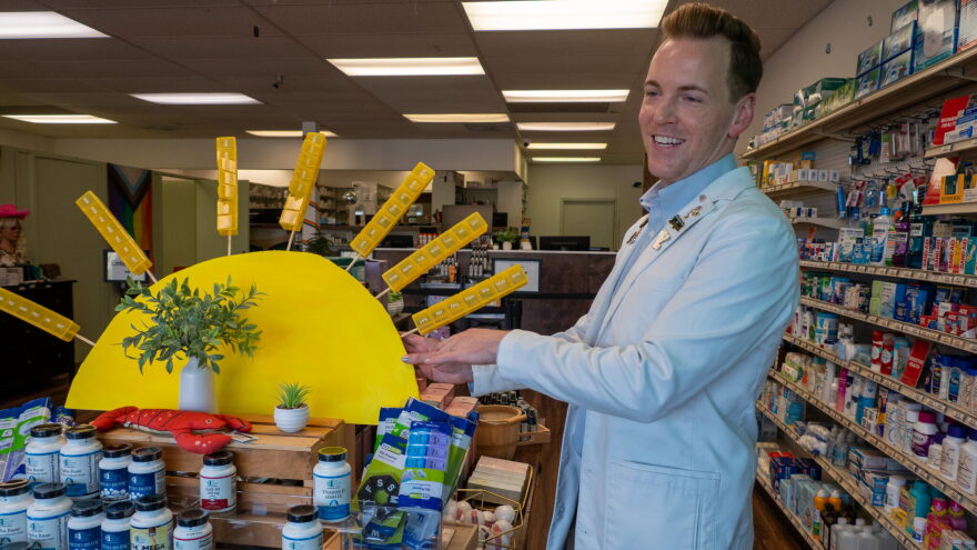 A visit to the pharmacy isn’t usually a memorable experience, but Will Anderson, the owner of Orchards Drug in Lawrence, curates artisan soaps, luxe skincare, trendy bags and quippy greeting cards — plus exuberant decor — to enhance customers’ experience. It’s also the way he helps subsidize the dollars lost filling some subscriptions, which he hopes to alleviate with a new Kansas law.