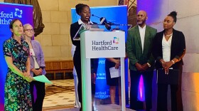 LaSonya Cromartie, a doula at Earth’s Natural Touch: Birth Care & Beyond, said she was exhausted after giving birth to her daughter, a beautiful baby girl. She fell asleep, and when she woke up, hospital staff were providing her daughter a bottle without her permission. “Not only was I devastated, but I never got the support that I needed in order to initiate breastfeeding,” she said at the state Capitol Aug. 25 in support of expanding doulas to help with breastfeeding. Cromartie’s experience as a Black woman is far from unique