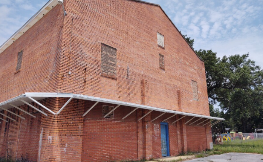 The former Masonic Lodge building before its conversion into Brownsville's first library