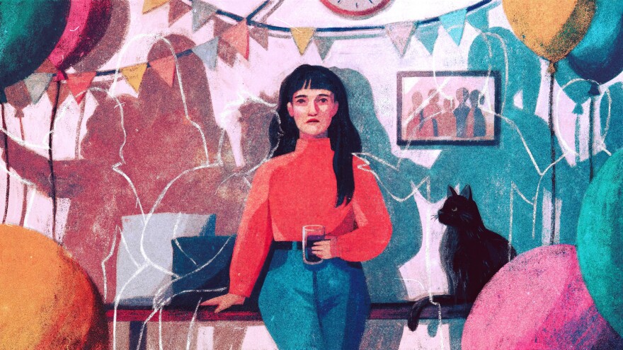 "You may be grateful that you have your health and still very disappointed about the losses of this year," says Thema Bryant-Davis, a psychologist. "And one doesn't cancel out the other."