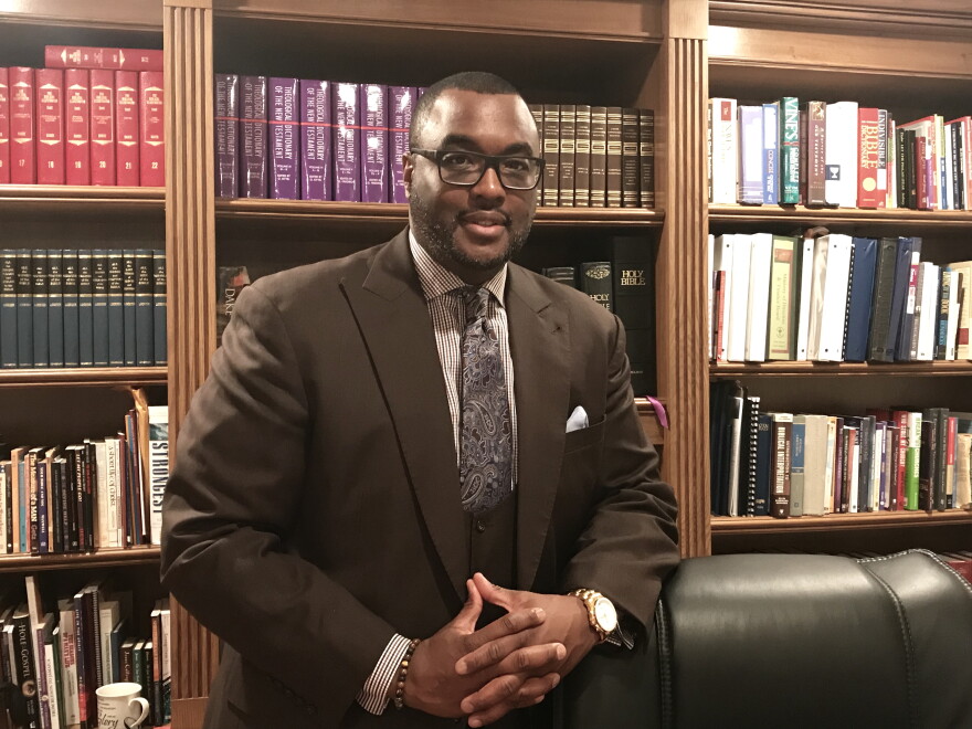 Marcus Davidson, New Mt. Olive's senior pastor, has been in the role for nearly nine years.