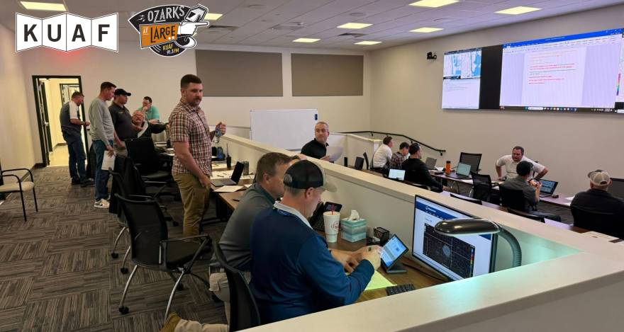 The command center at the Washington County Emergency Management Center is in a hardened facility, capable of withstanding powerful tornadoes.