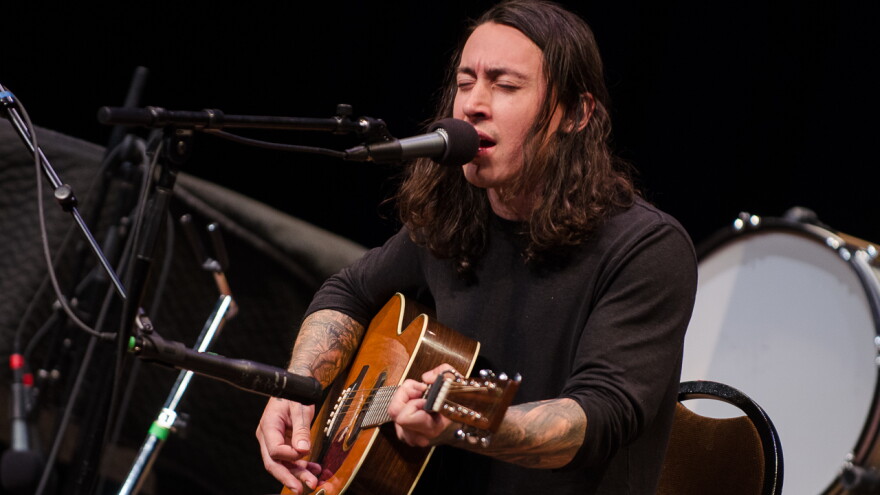 Noah Gundersen performs on this week's <em>Mountain Stage</em>.