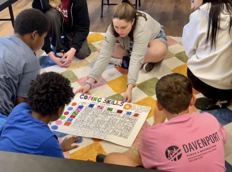 "STRONG Minds" AmeriCorps member teaches youth coping skills