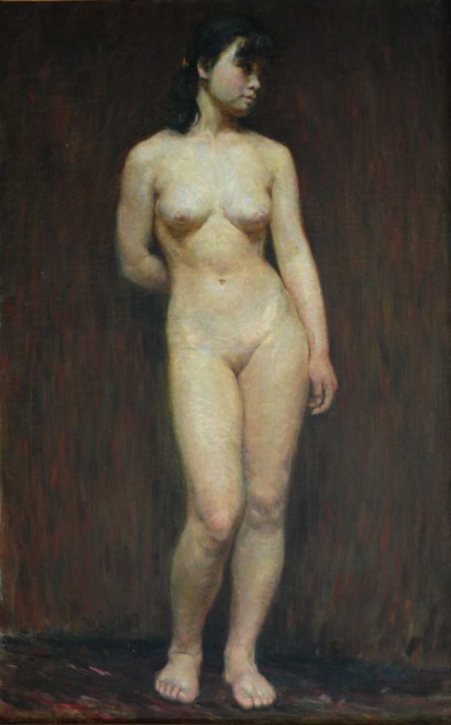 <p>Chinese artist Wang Yanqing says he was one of several art students who painted this model in a class in 1983. It appears that one of those paintings was falsely billed as being the work of a famous Chinese artist, and auctioned off for more than $11 million last year. </p>