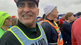U.S. Marine Corps veteran Jose Centeno says he has a wonderful life thanks to competing in long races with his tandem running guide, Dr. Tim Morand.