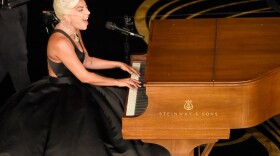 Lady Gaga performs "Shallow" from "A Star is Born" at the Oscars on Sunday, Feb. 24, 2019, at the Dolby Theatre in Los Angeles. (Chris Pizzello/Invision/AP)