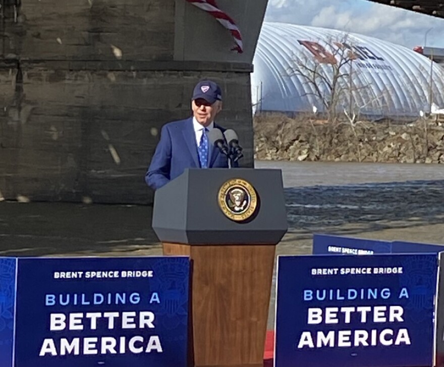 President Joe Biden in Northern Kentucky