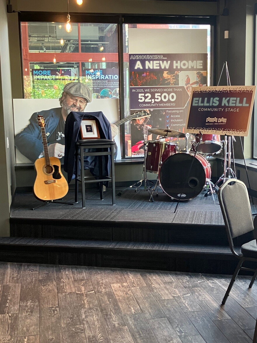 The new Ellis Kell Community Stage at Redstone Room, on the bar side close to 2nd Street.