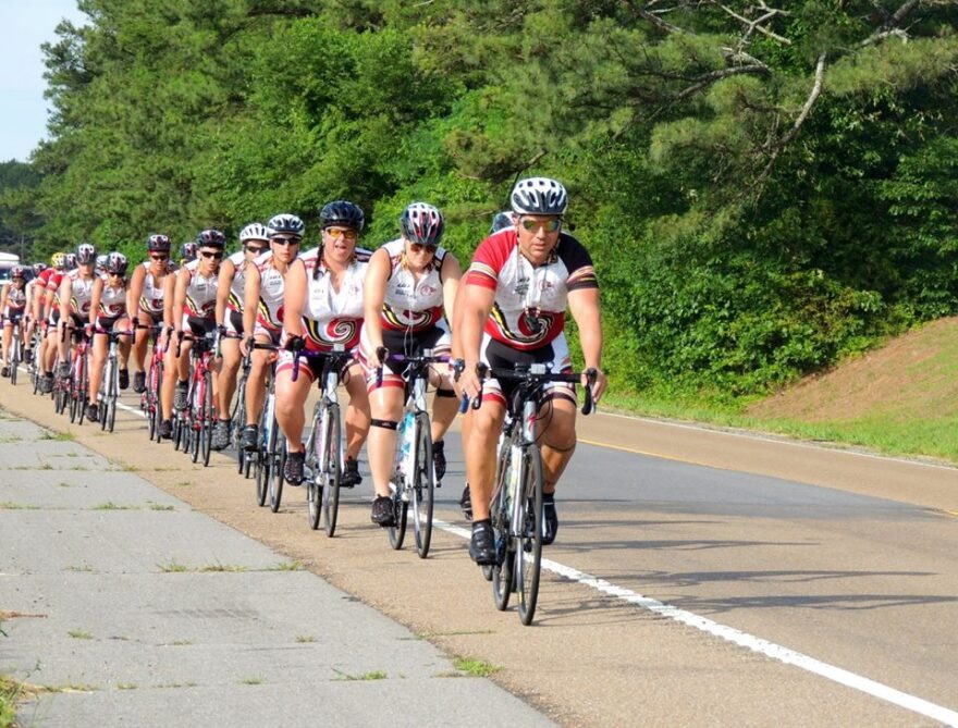 Day 1 of the 'Remember the Removal' bike ride.