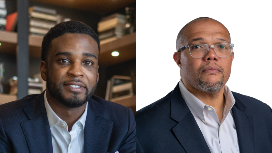 Baltimore developers Christopher Mfume (left) and David Bramble (right).