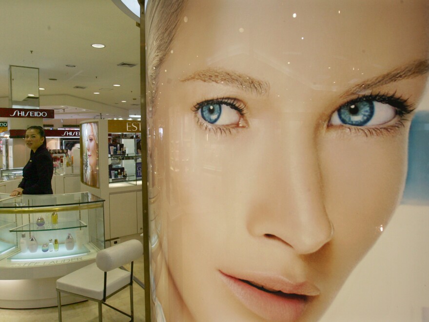 The cosmetics department at a Bangkok store.