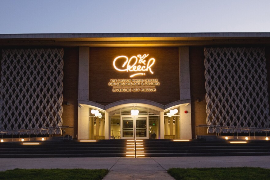 The exterior of The Cheech Marin Center for Chicano Art and Culture in Riverside.