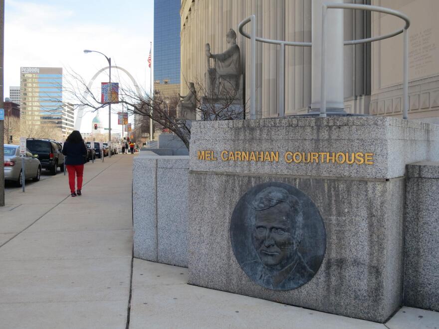 Carnahan Courthouse in downtown St. Louis is home to the St. Louis City Distirct of the criminal justice system.