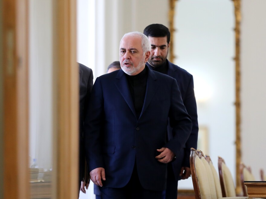 Iran announced Sunday that it will no longer limit its enrichment of uranium under the terms of the 2015 nuclear deal. Iranian Foreign Minister Mohammad Javad Zarif is seen here in Tehran in September 2019.