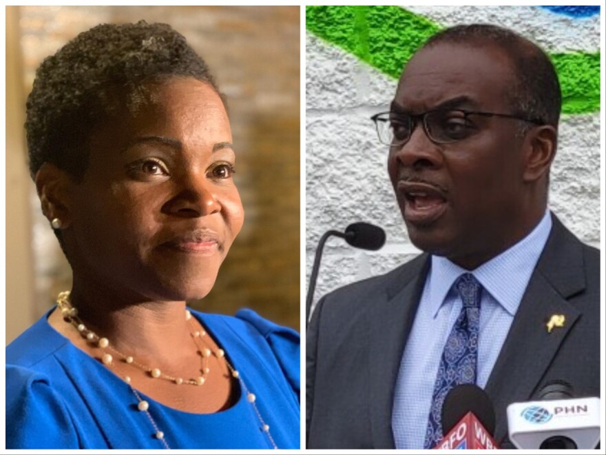 Democratic socialist India Walton, left, challenged Buffalo Mayor Byron Brown, right, in the 2021 mayoral election — defeating him in the primary but losing in the general election.