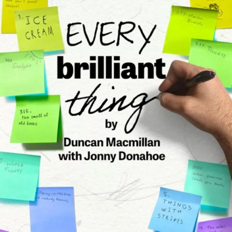 Gulfshore Playhouse's Poster for "Every Brilliant Thing"