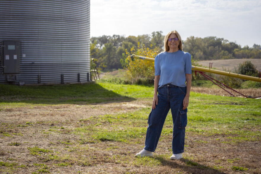 Rita Hart is the chair of the Iowa Democratic Party. (Chris Bentley/Here & Now)